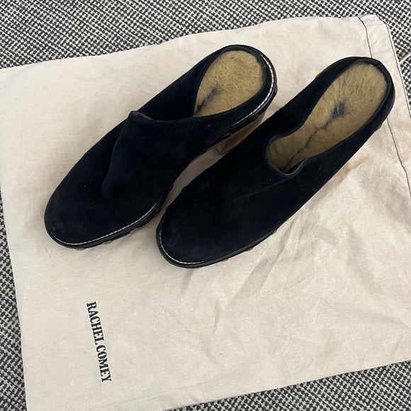 Rachel Comey Black Suede Clogs - Picture 4 of 4